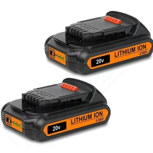 2-Pack Black and Decker 20V MAX Battery 4.0Ah