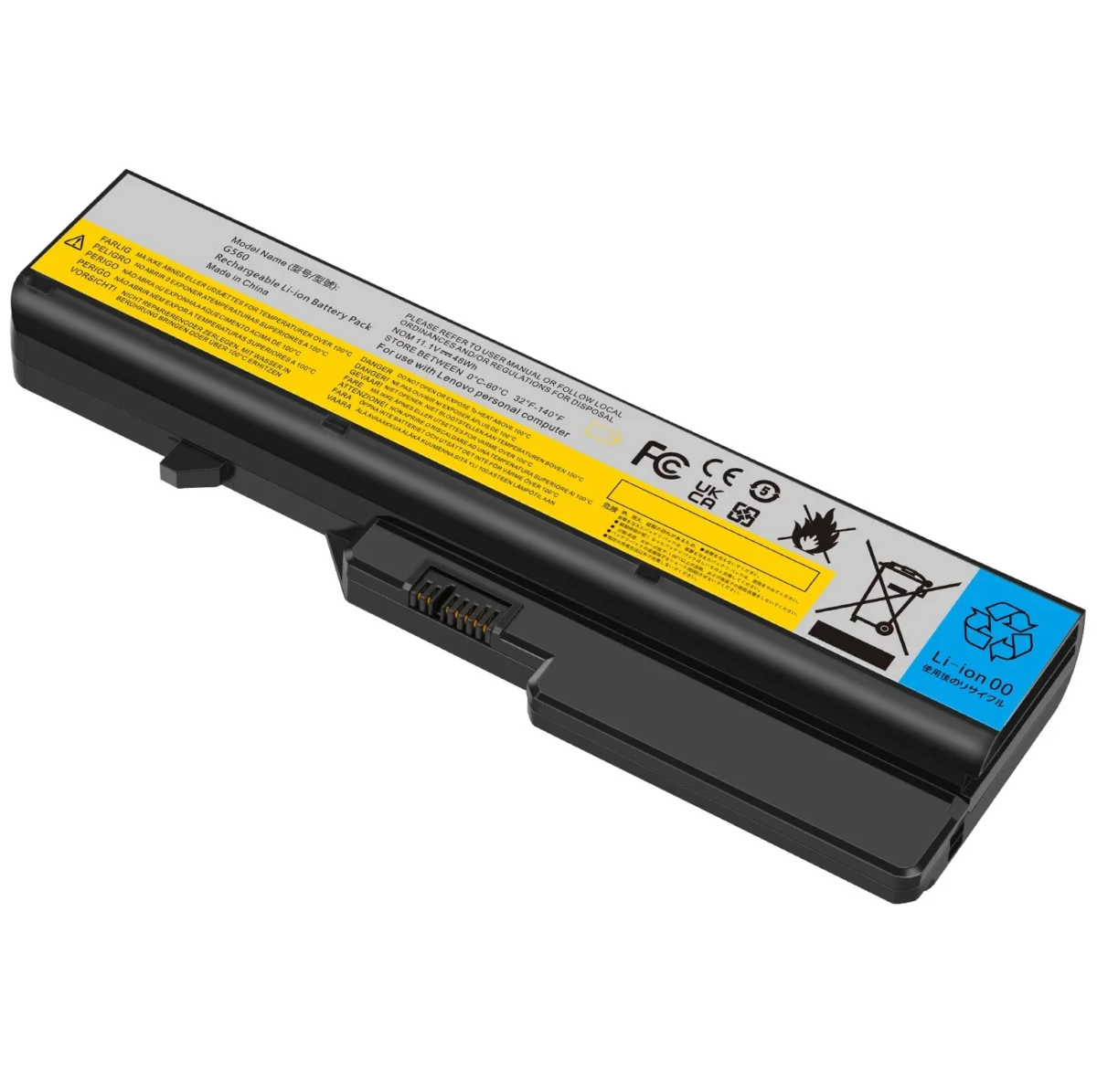 Lenovo G570 Battery Replacement – 6-Cell 11.1V 4400mAh High-Capacity Li-Ion Pack for Reliable Performance