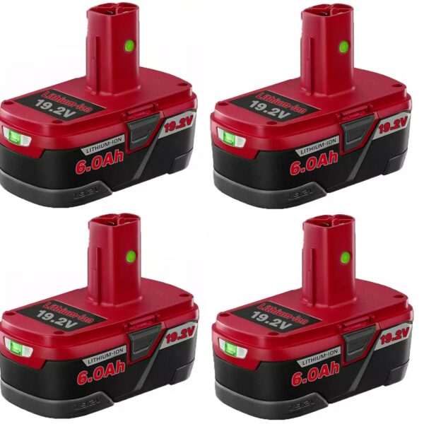 4 Pack Craftsman 19.2V replacement batteries usabatteries-com