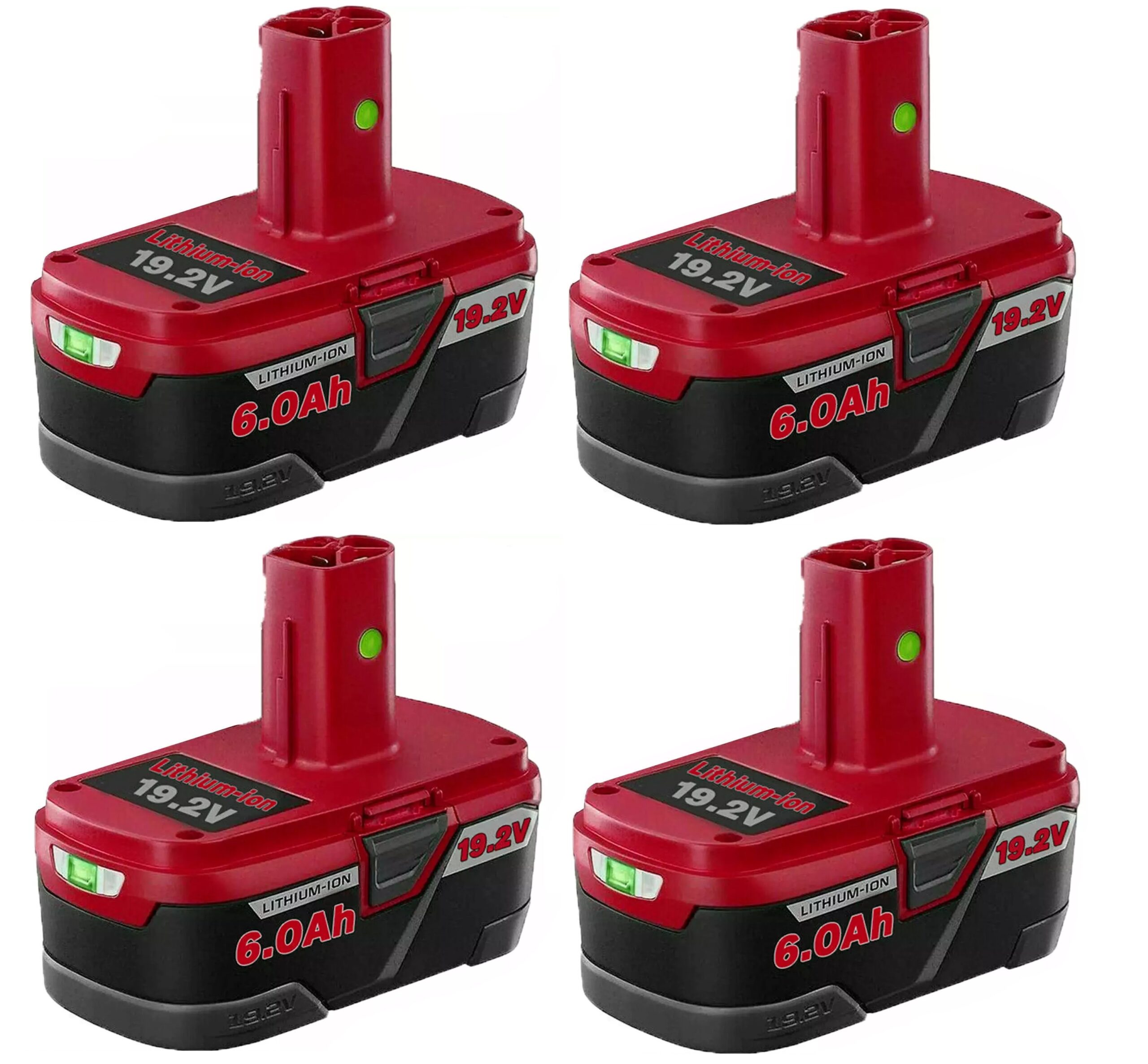 4 Pack Craftsman 19.2V replacement batteries usabatteries-com