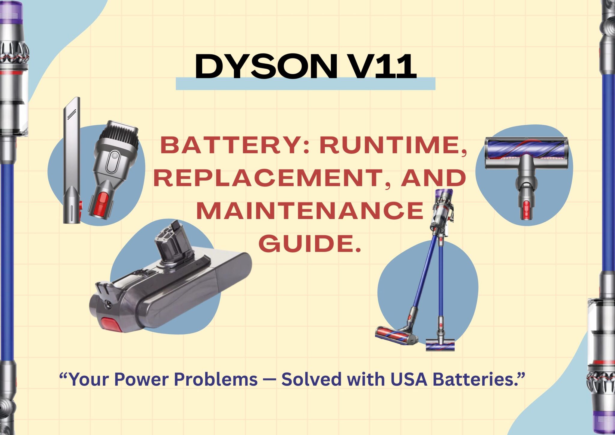 Illustration of V6 Battery Replacement Kit