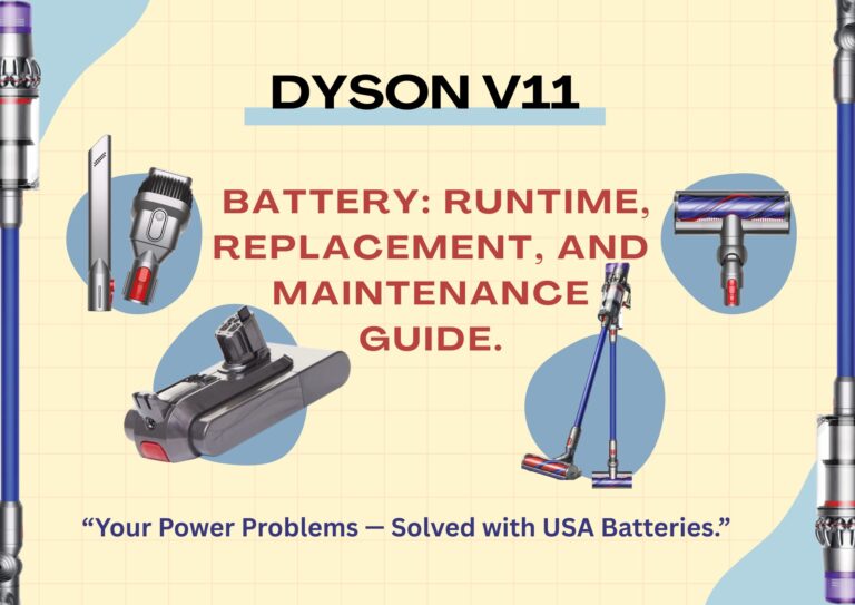 Dyson V11 Battery Runtime Replacement and Maintenance Guide