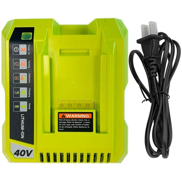 Ryobi 40V Lithium-Ion Rapid Battery Charger