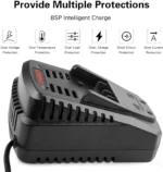 Bosch 18V Li-Ion Battery Charger protections