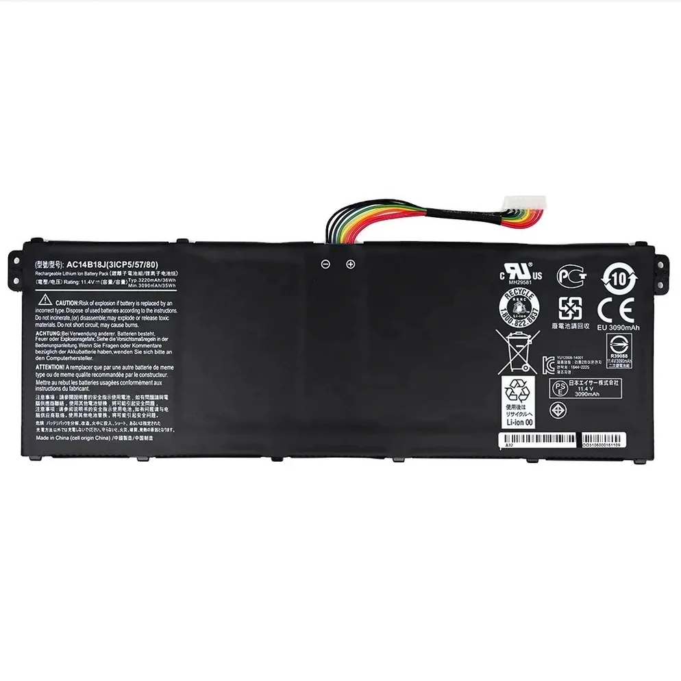 Acer AC14B13J Battery for Aspire ES1-131 and ES1 Series Acer AC14B13J replacement laptop battery