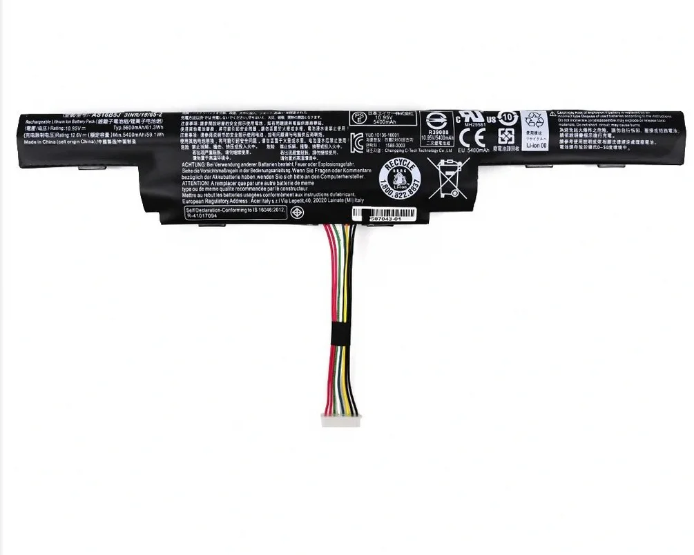 Acer F5-573VG Battery for Aspire E5-575G, F5-573G and F5-573VG Acer F5-53VG replacement laptop battery
