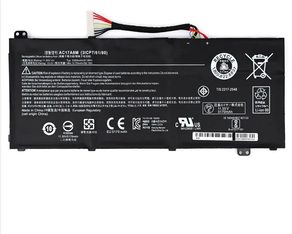 Acer SP314-52 Battery for Spin 3 and Aspire Series Acer SP314-52 replacement laptop battery