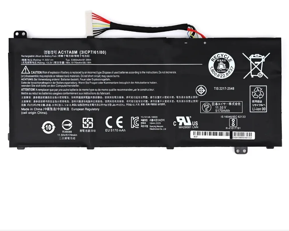 Acer SP314 Battery for Spin 3 and SF314 Series Acer SP314 replacement laptop battery