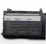 Alienware MG2YH replacement laptop battery for AlienWare 17 R4 - image 3