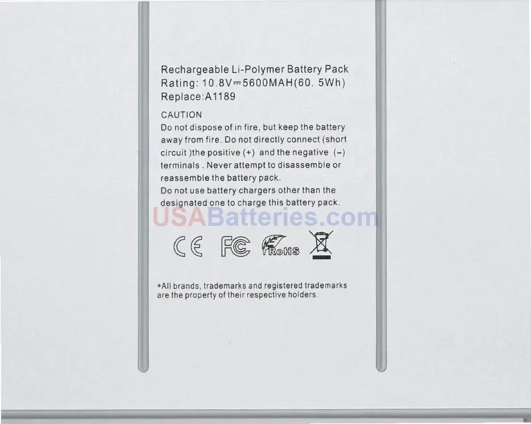Apple A1212 replacement laptop battery for A1212
