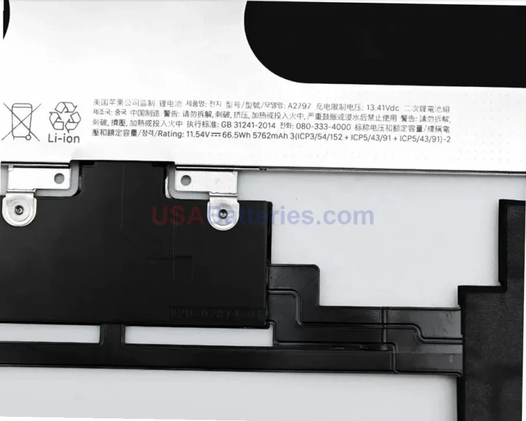 Apple A2797 replacement laptop battery for MacBook Air 15" M2