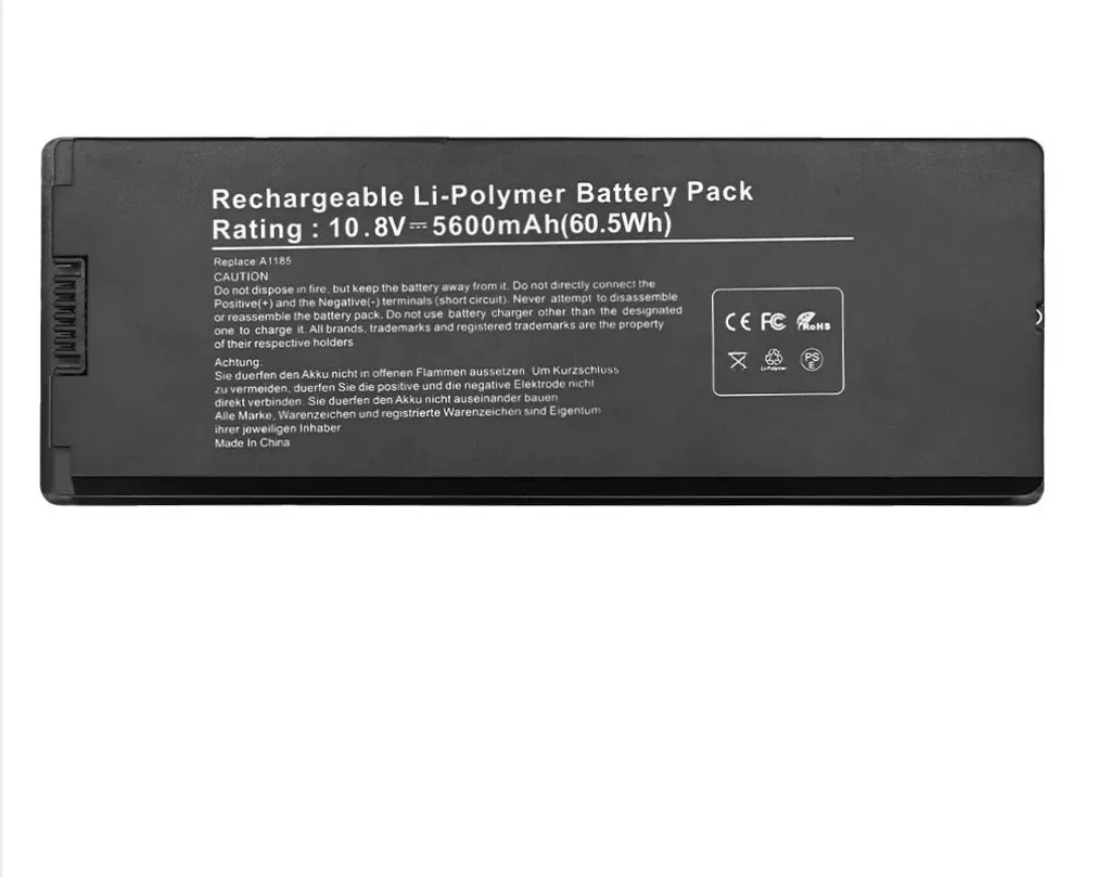 Apple A1185 Replacement Battery for MacBook 13-inch Apple A1185 replacement laptop battery