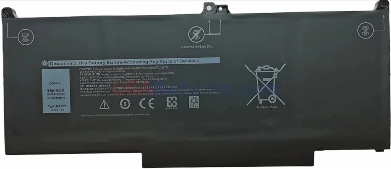 Dell 05VC2M replacement laptop battery for Latitude 13 7300