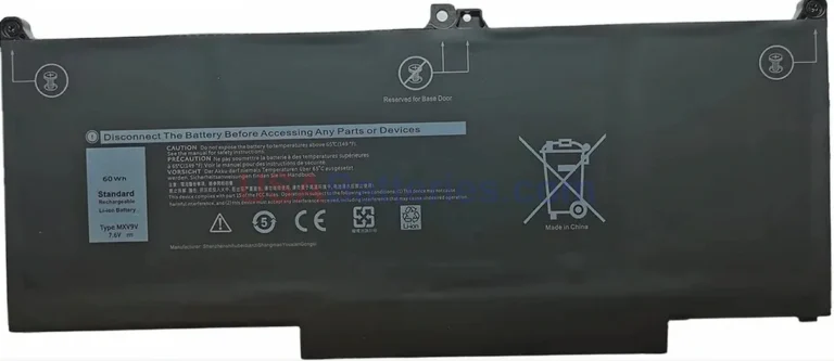 Dell 05VC2M replacement laptop battery for Latitude 13 7400