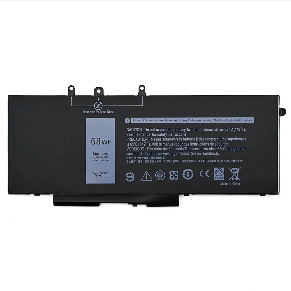 Dell GJKNX Battery for Latitude 5000 Series and Precision 15 Dell 68wh-lithium-brand-new-laptop-battery-gjknx-for-dell-for-pre replacement laptop battery