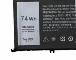 Dell 71JF4 replacement laptop battery for Inspiron 15 7557 - image 2