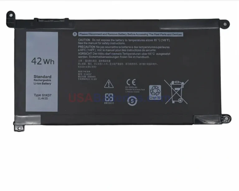 Dell 725KY replacement laptop battery for Latitude 5289 7389