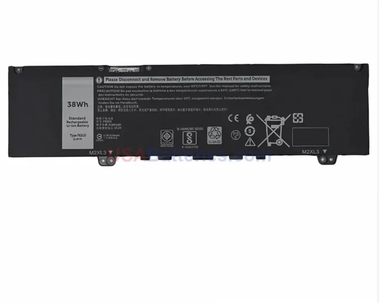 Dell F62G0 replacement laptop battery for Inspiron 13 5370-D