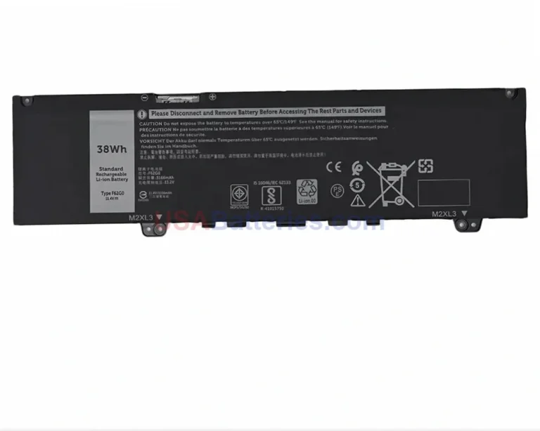 Dell F62G0 replacement laptop battery for Dell Inspiron 13 7370 7373