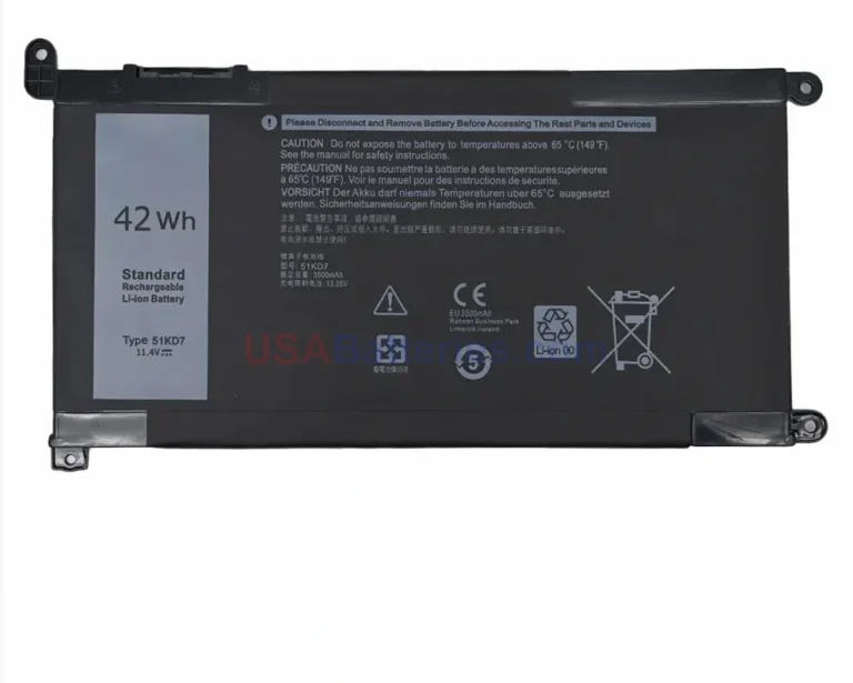 Dell K5XWW replacement laptop battery for Latitude 7389