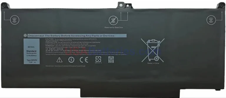 Dell P99G replacement laptop battery for Latitude 5300 2-IN-1