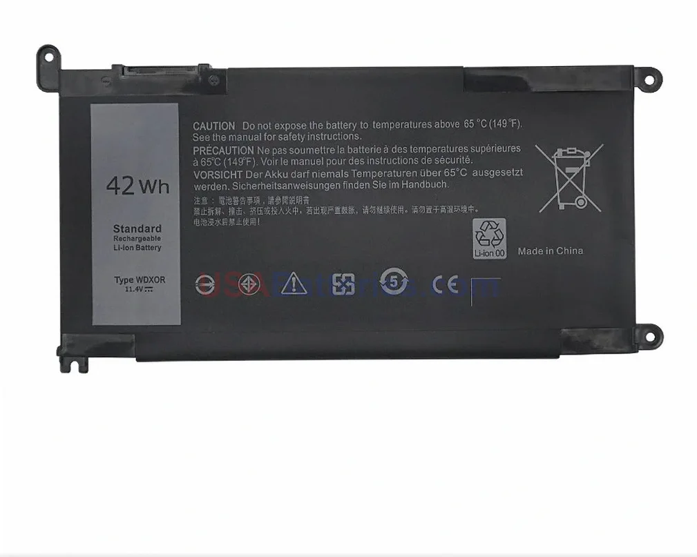 Dell WDX0R battery Dell WDX0R replacement laptop battery for Inspiron 13 5379