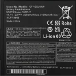 Fujitsu CF-33MK1 replacement laptop battery