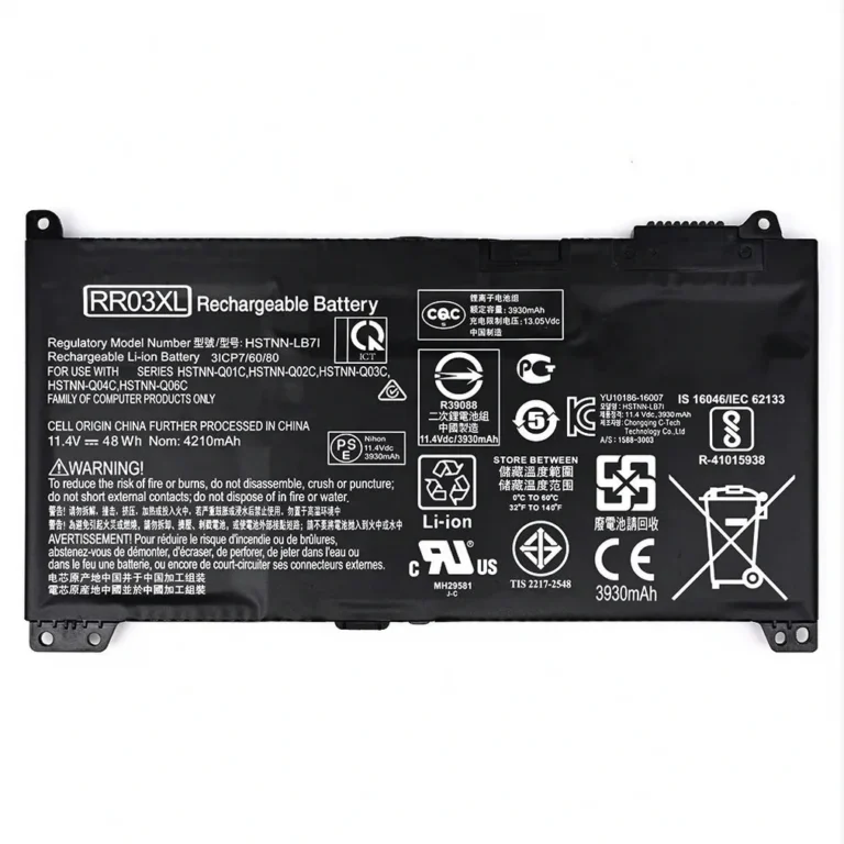 HP RR03XL replacement laptop battery