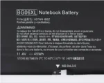 HP BG06XL replacement laptop battery