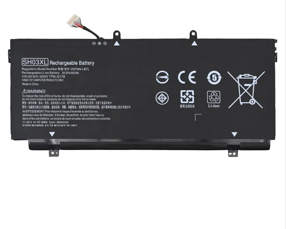 HP SH03XL Replacement Battery for 13-AC Series HP SH03XL replacement laptop battery