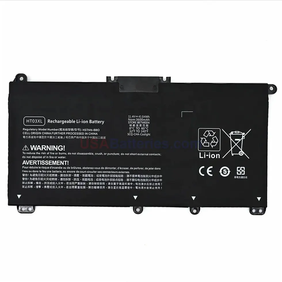 HP TPN-Q188 battery HP TPN-Q188 replacement laptop battery for Pavilion 15-cc models Get longer battery life