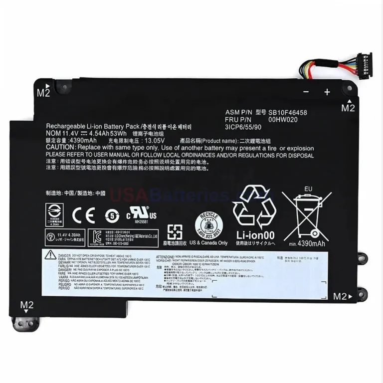 Lenovo 00HW020 replacement laptop battery for ThinkPad Yoga 460