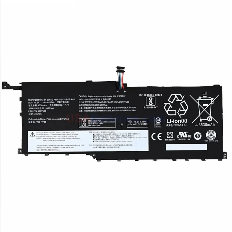 Lenovo 00HW028 replacement laptop battery for Carbon X1 2016