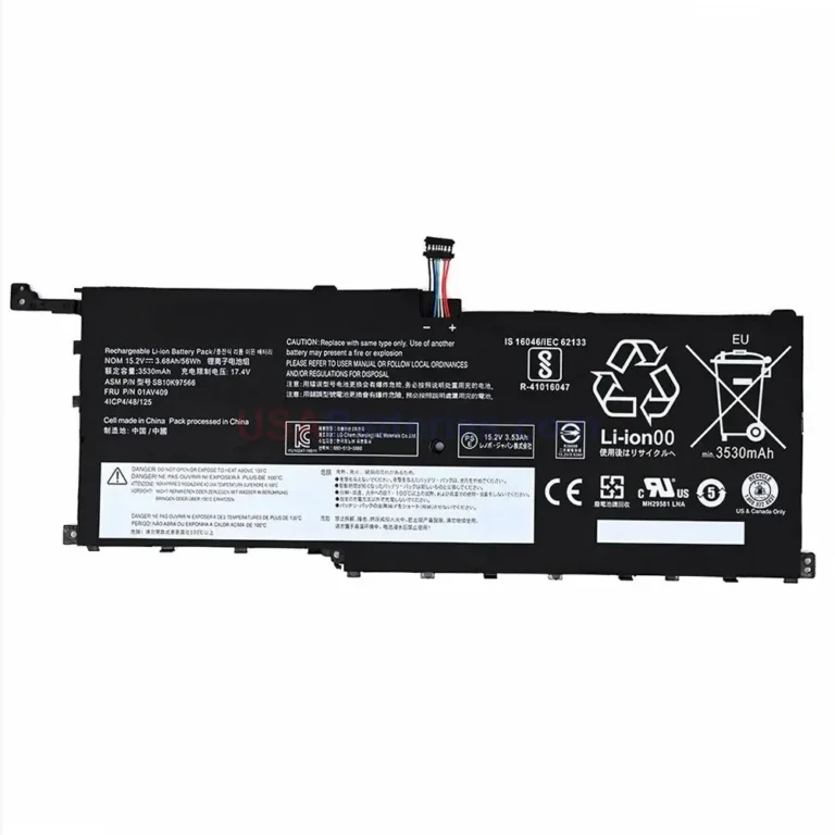 Lenovo 01AV410 replacement laptop battery for ThinkPad X1 Carbon 4th Gen