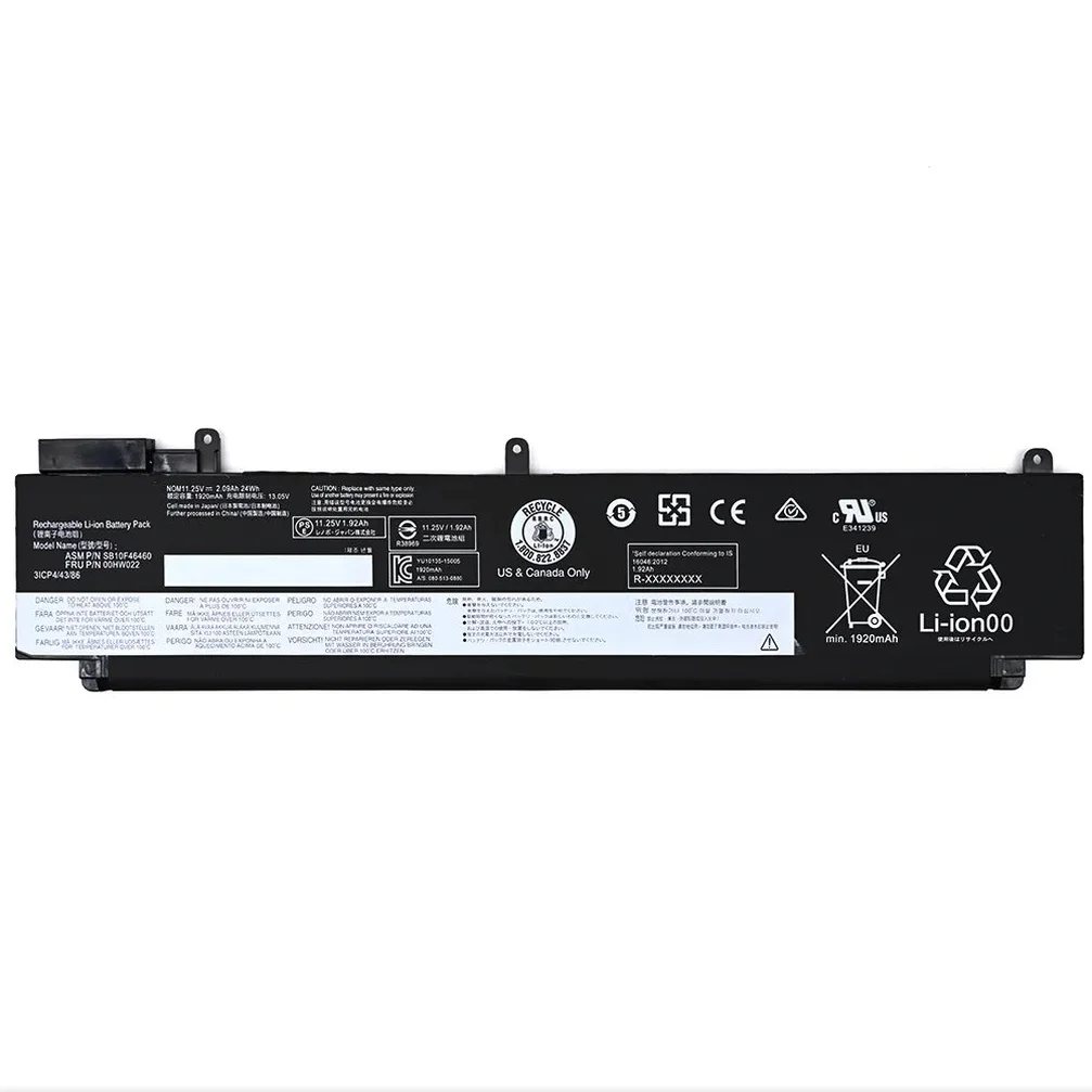 Lenovo SB10F46460 Battery for ThinkPad T460s and T470s Lenovo SB10F46460 replacement laptop battery