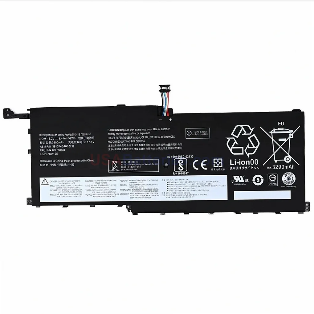 Lenovo 4ICP4/48/123 battery Lenovo 4ICP4/48/123 replacement laptop battery for ThinkPad Carbon 2016