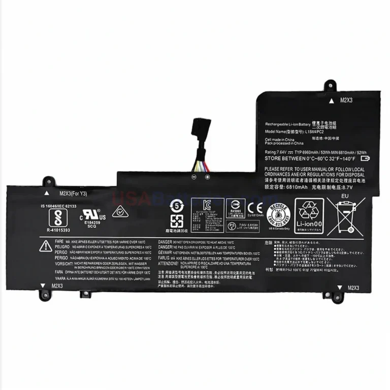 Lenovo 5B10K90778 replacement laptop battery for Yoga 710-15iKB Battery