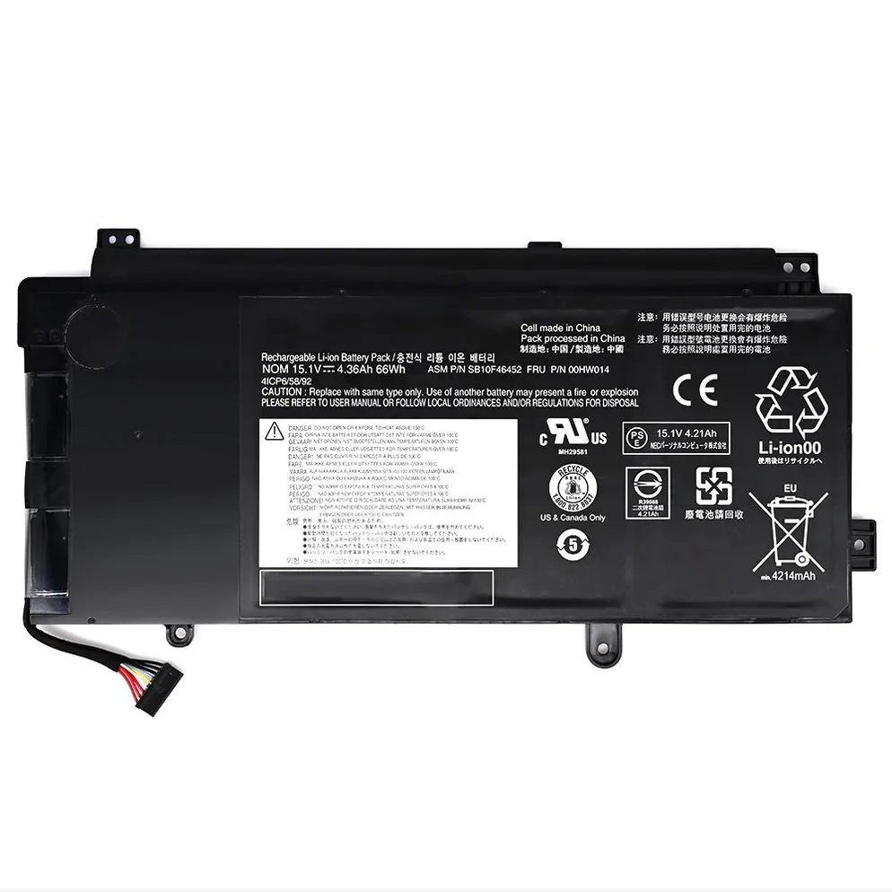 Lenovo 00HW009 Battery for ThinkPad 15 Series Lenovo 00HW009 replacement laptop battery