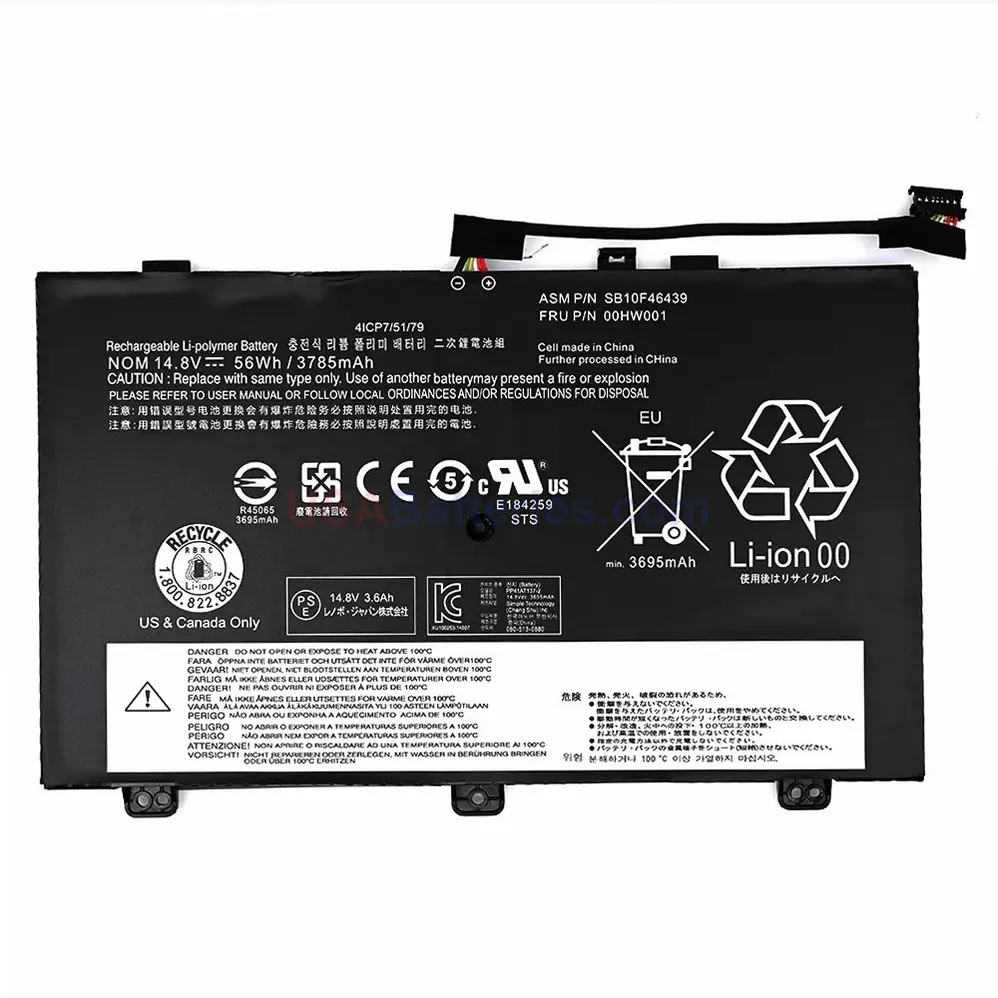 Lenovo L14S4P72 battery Lenovo L14S4P72 replacement laptop battery for Yoga 3 14