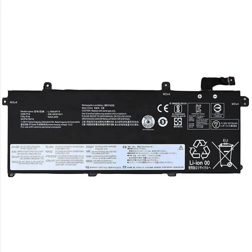 Lenovo L18C3P73 Replacement Battery for ThinkPad T590 Lenovo L18C3P73 replacement laptop battery