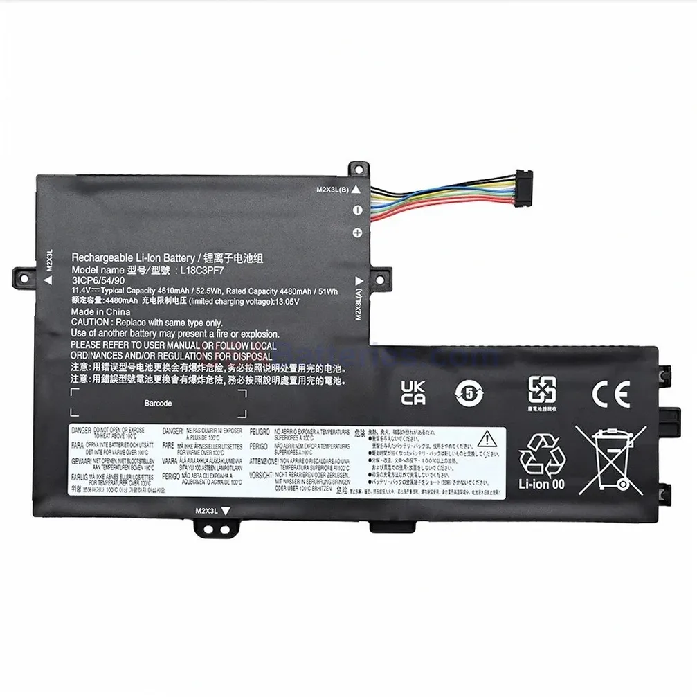 Lenovo L18L3PF3 battery Lenovo L18L3PF3 replacement laptop battery for IdeaPad C340 S340