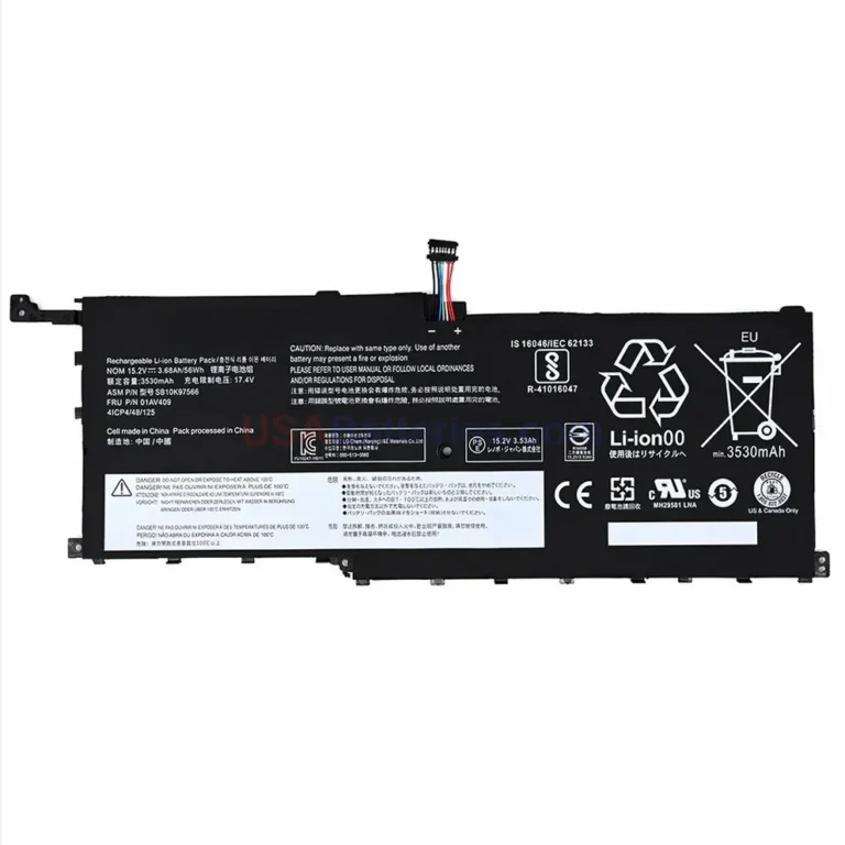 Lenovo SB10F46466 replacement laptop battery for X1 Carbon 2016