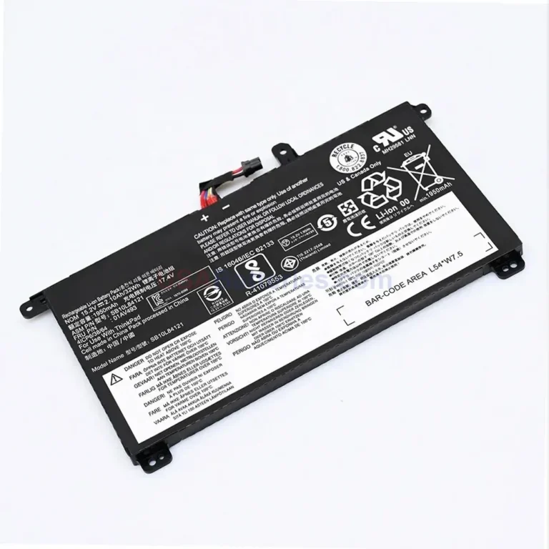 Lenovo SB10L84122 replacement laptop battery for ThinkPad T470 T480 T570 T580 P52s