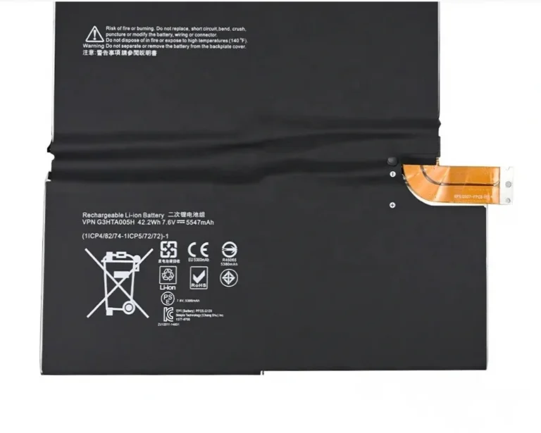 Microsoft Surface 7-6v-42-2wh-g3hta005h-pro-3-rechargeable-battery-for-surface replacement laptop battery