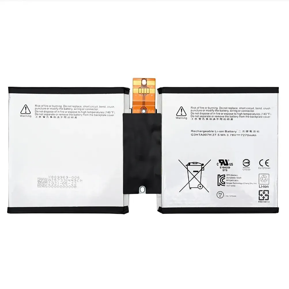 Microsoft Surface G3HT Replacement Battery Microsoft Surface rechargeable-high-capacity-3-78v-7270mah-laptop-battery-g3ht replacement laptop battery