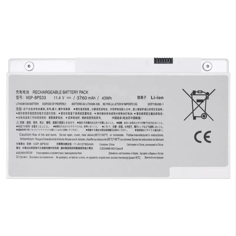 Sony VGP-BPS33 replacement laptop battery