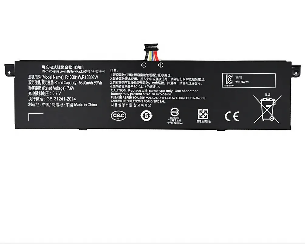 Xiaomi TM704 Replacement Battery for Laptop Systems Xiaomi TM704 replacement laptop battery